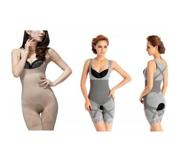 Photo Women&#039;s Bamboo Slimming-Effect Body Suit Beige Wom